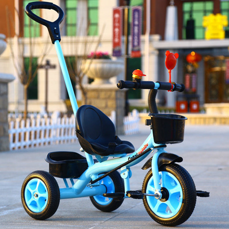 BIKIGHT 3 Wheels Kids Tricycle Bike Children Ride Toddler Balance Baby Mini Bike Safety Parents' Handle